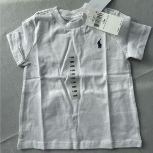 Ralph Lauren White Short Sleeve Kids Tee